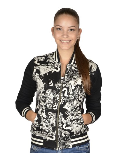 AWK   GF PRINT PATTERN BOMBER