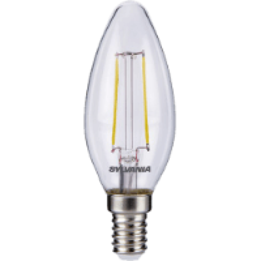 TOLEDO Retro LED gyertya 2,5W E14 250LM átlátszó