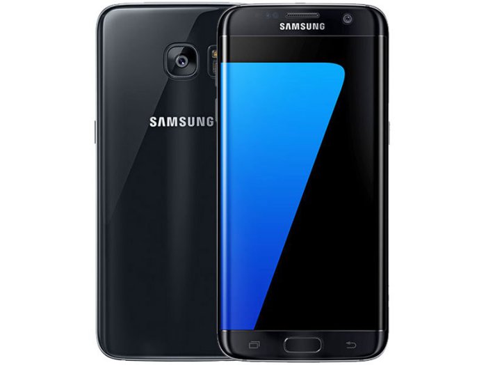Samsung Galaxy S7 edge fekete színű okostelefon