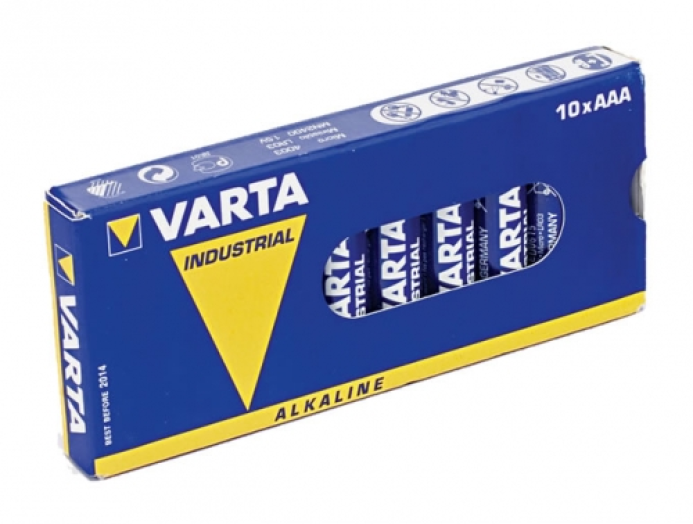 Varta Industrial mikro ceruza AAA alkáli elem LR03 10db/cs