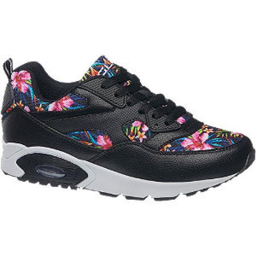Virágmintás légpárnás sneaker