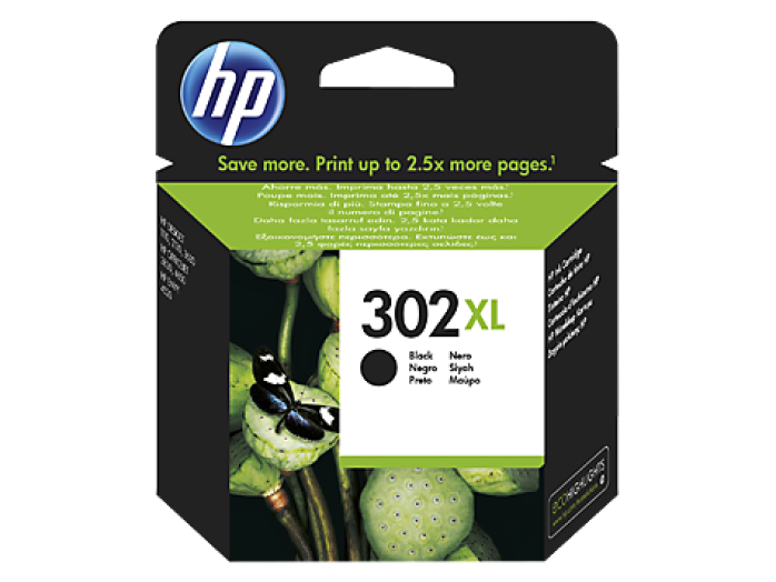 HP 302XL nagy kap. tintapatron fekete