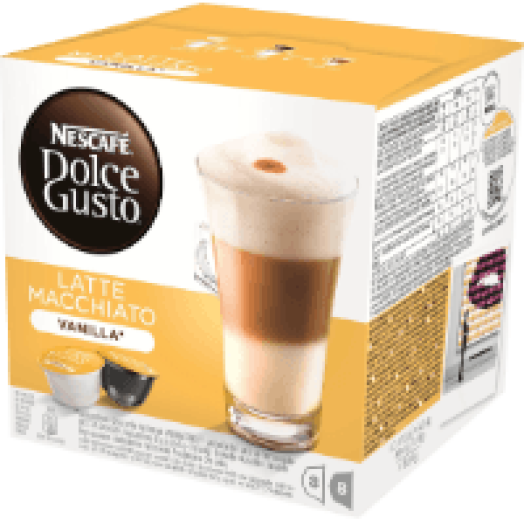 vanília ízű Latte Macchiato kávékapszula, 8/8 db