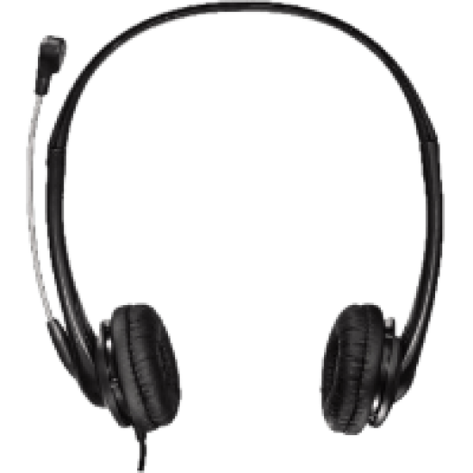 HS-260 fekete PC headset (53998)
