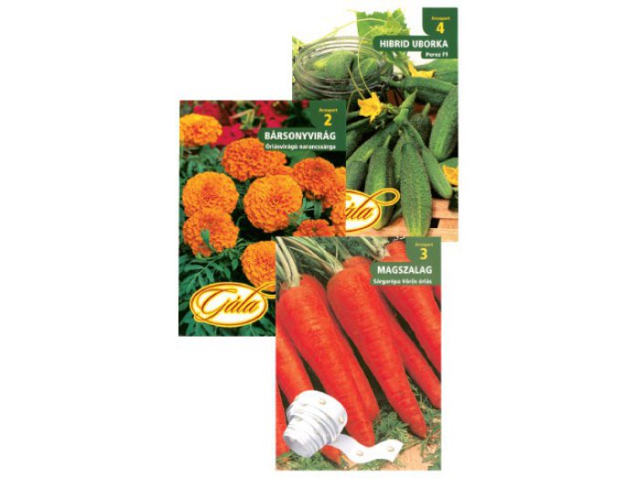 Gála zöldség- vagy virágvetőmag