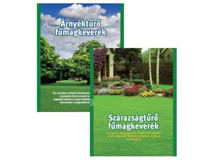 Garafarm szárazságtűrő vagy árnyéktűrő fűmagkeverék (papírdobozos)