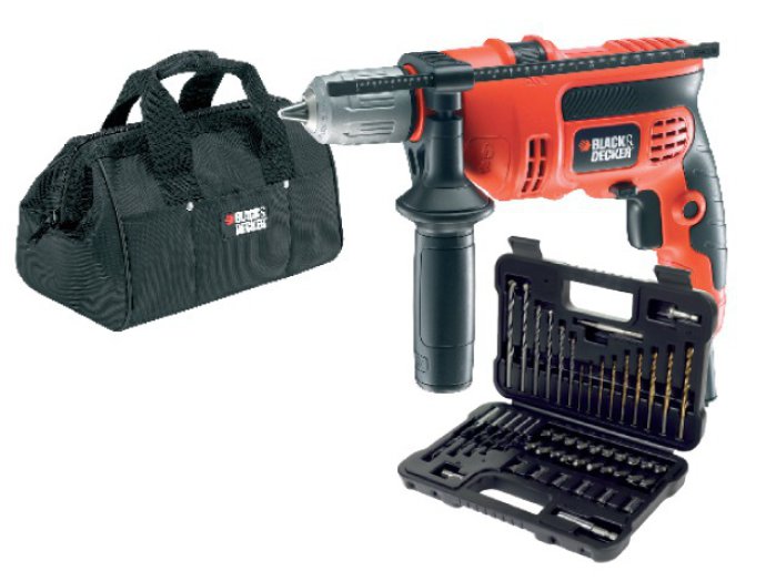 BLACK&DECKER KR714SA ütvefúró csavarozókészlettel