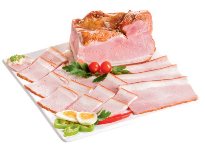 Fűstölt, főtt frikandó sonka