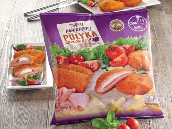 TESCO pulyka Cordon bleu