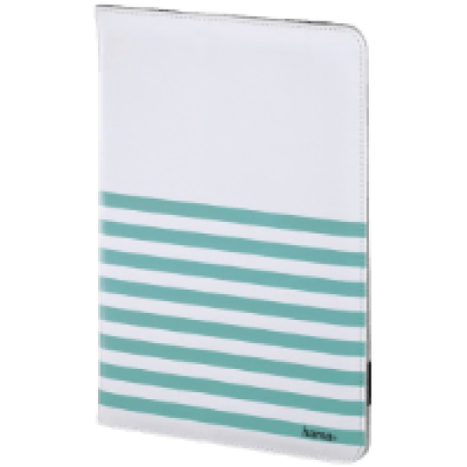 Stripes fehér-türkiz univerzális tablet tok 10,1" (135565)