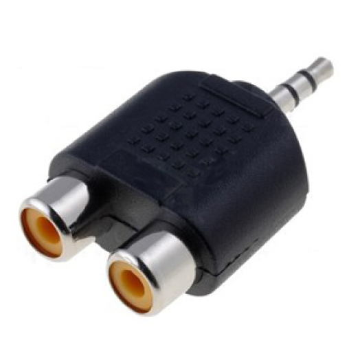 Valueline stereo jack elosztó 3,5mm, dugó->2x aljzat, 0,2m
