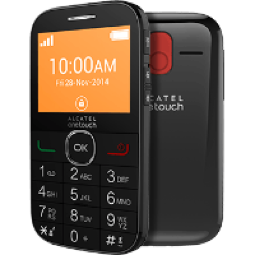 2004C fekete kártyafüggetlen mobiltelefon