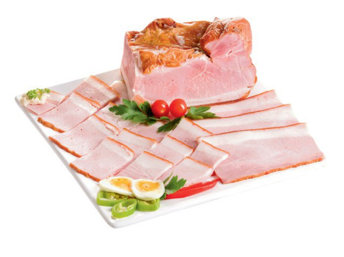 Fűstölt, főtt frikandó sonka