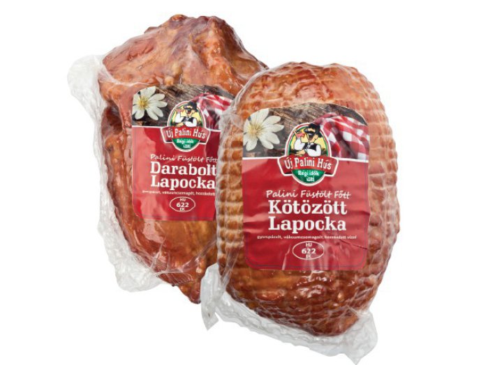Új Palini füstölt, főtt, darabolt vagy kötözött lapocka