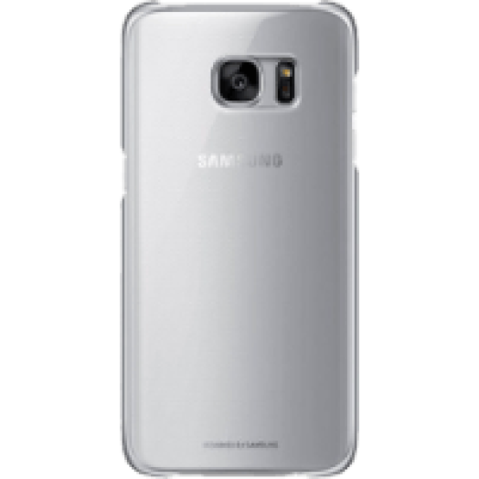 Galaxy S7 Edge átlátszó tok ezüst