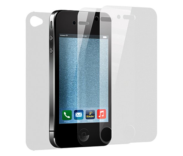 3 védőfólia szettben Iphone 4-hez