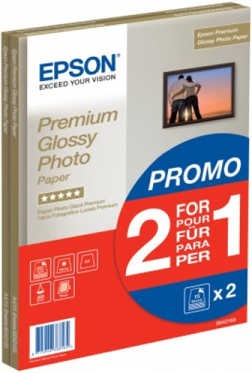 Epson A/4 fényes fotópapír 2x15 lap