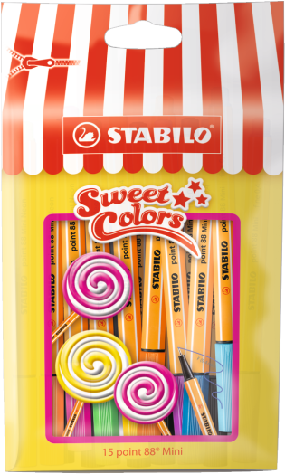 STABILO point 88 Mini tűfilc 15 db-os készlet