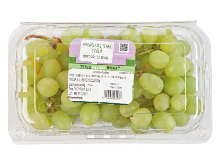TESCO fehér szőlő