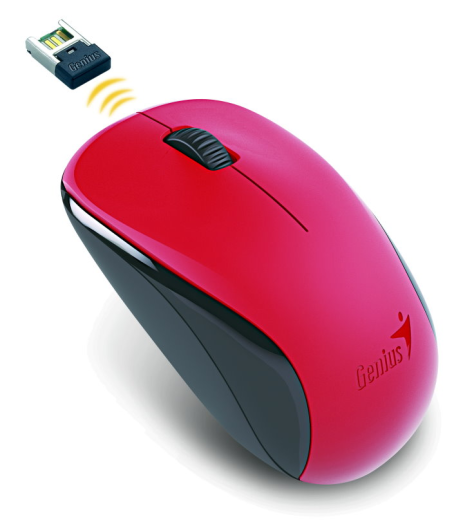Genius Nx-7000 USB egér piros  vezeték nélküli