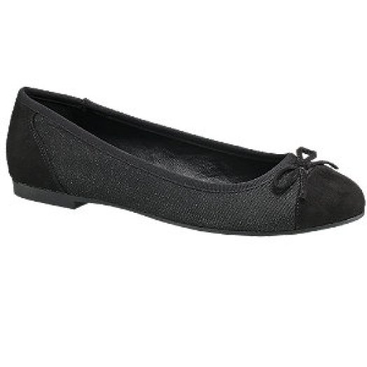 Fekete masnis balerina