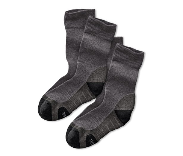 2 unisex funkcionális túrazokni szettben, szürke