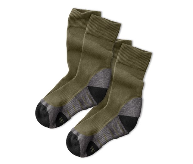 2 unisex funkcionális túrazokni szettben, khaki
