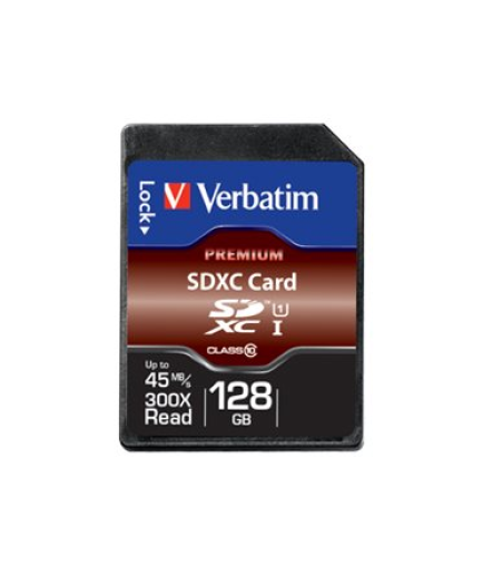 Verbatim 128GB SDXC CL10 memóriakártya