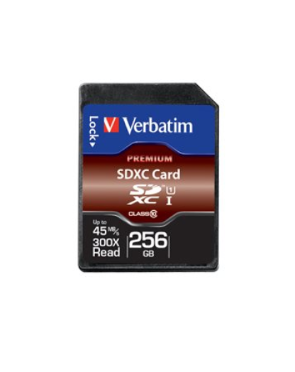 Verbatim 256GB SDXC CL10 UHS-I memóriakártya