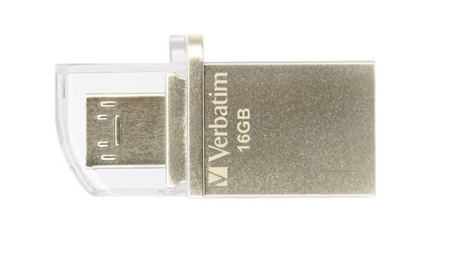 Pendrive 16GB Verbatim Micro USB 3.0 + micro usb adapter