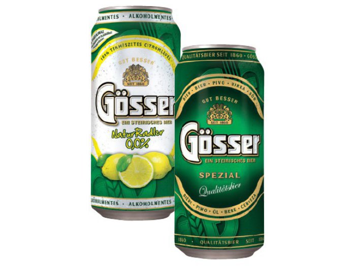 Gösser dobozos sör