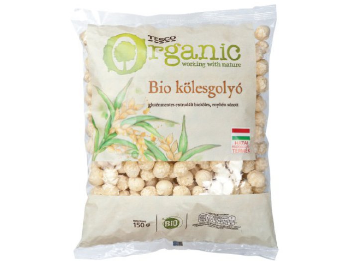 TESCO extrudált bio kölesgolyó