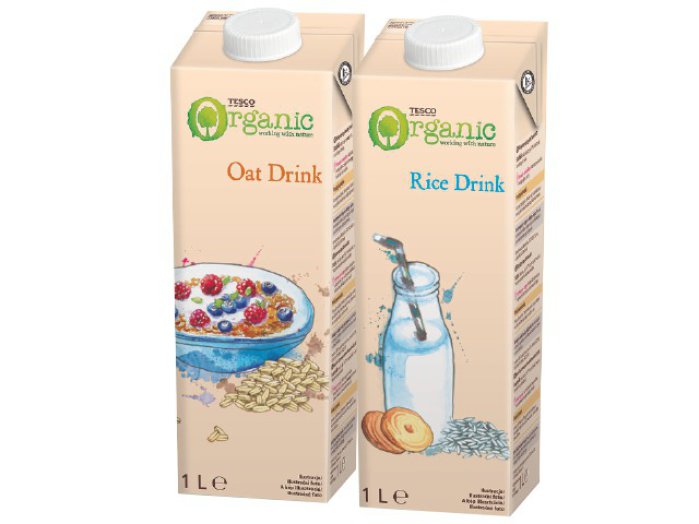 TESCO Organic rizs- vagy zabital