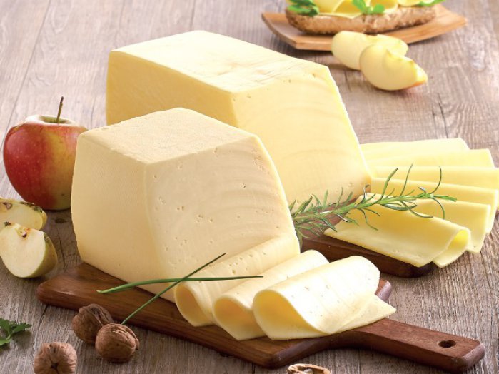 Edami félkemény vagy Gouda zsíros sajt