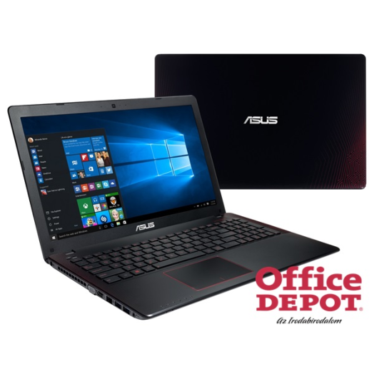 ASUS X550JX-XX016D 15,6"/Intel Core i5-4200H/4GB/1TB/GeForce GTX 950M 2GB/DVD író/fekete-piros notebook