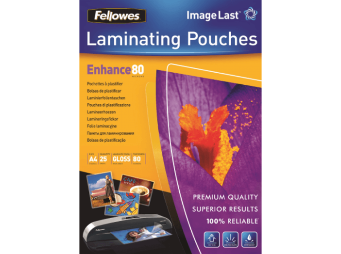 A4 fényes lamináló fólia, 80 mikron