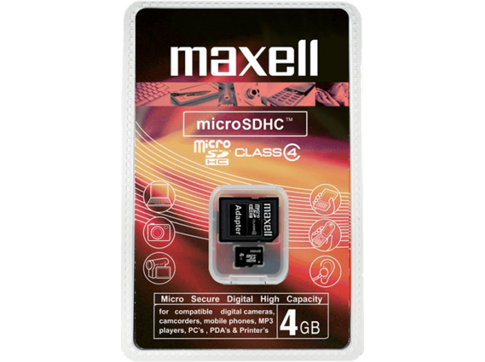 MicroSDHC 4GB kártya
