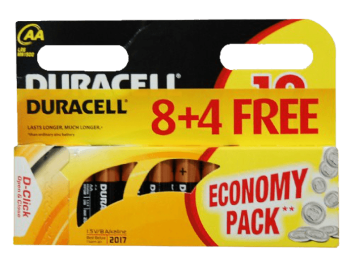 Duracell BSC 12 db AA elem