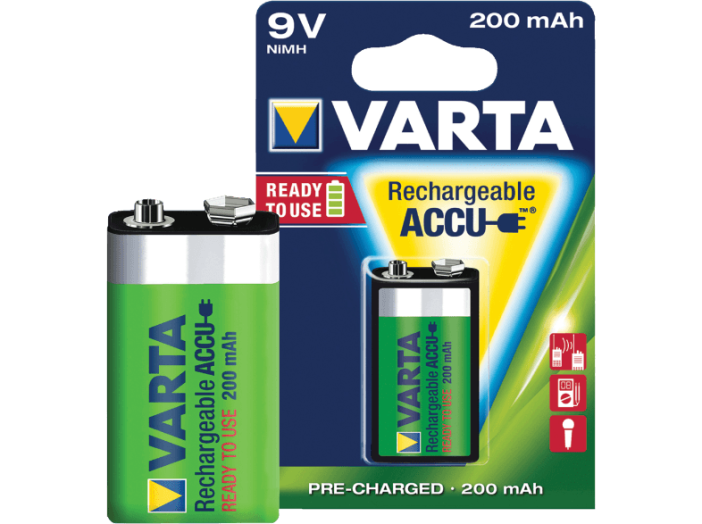 Power Ready2Use 9V-os akku 200mAh