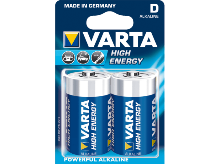 High Energy alkáli mangán góliátelem (2xD)