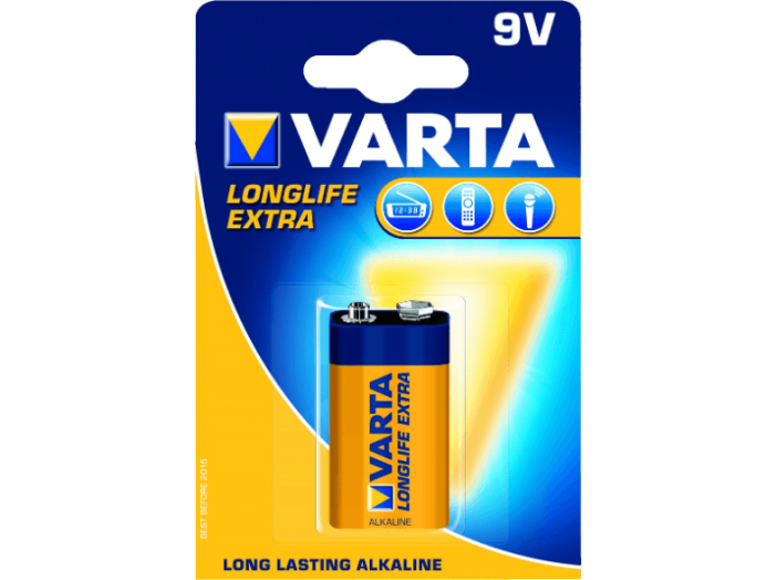 Longlife Extra 9V-os alkáli elem