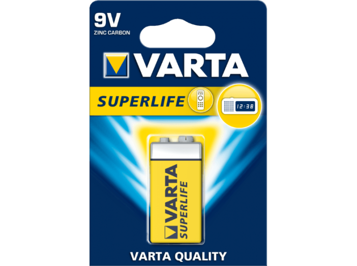 Superlife cink szén 9V-os elem