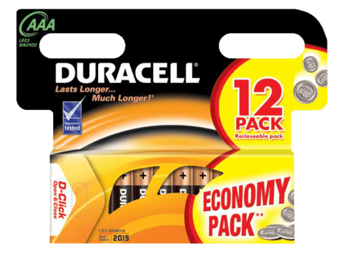 Duracell BSC 12 db AAA elem