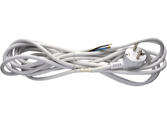 S14375 FLEXO 3X0,75 H05VV-F 5m fehér szerelt kábel