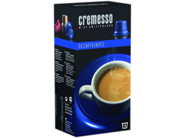 DECAFFEINATO kávékapszula, Cremesso kávéfőzőhöz, 16 db