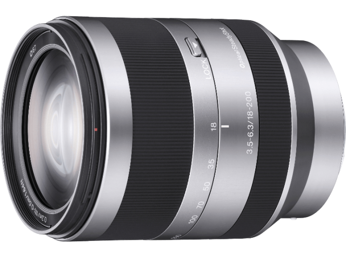 E 18-200 mm f/3.5-6.3 OSS objektív