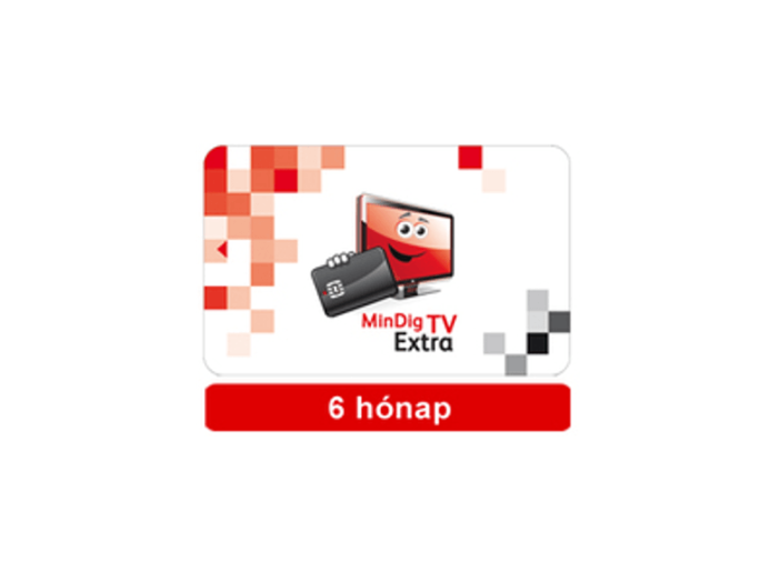 6 havi előre kifizetett MinDig TV Extra kártya