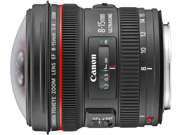 EF 8-15 mm f/4L FISHEYE USM objektív