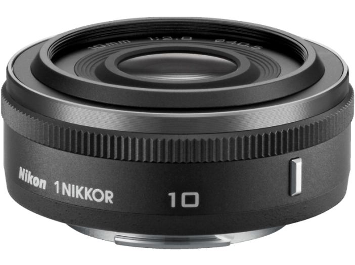 1 NIKKOR 10mm f/2.8 fekete objektív