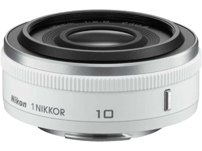 1 NIKKOR 10mm f/2.8 fehér objektív